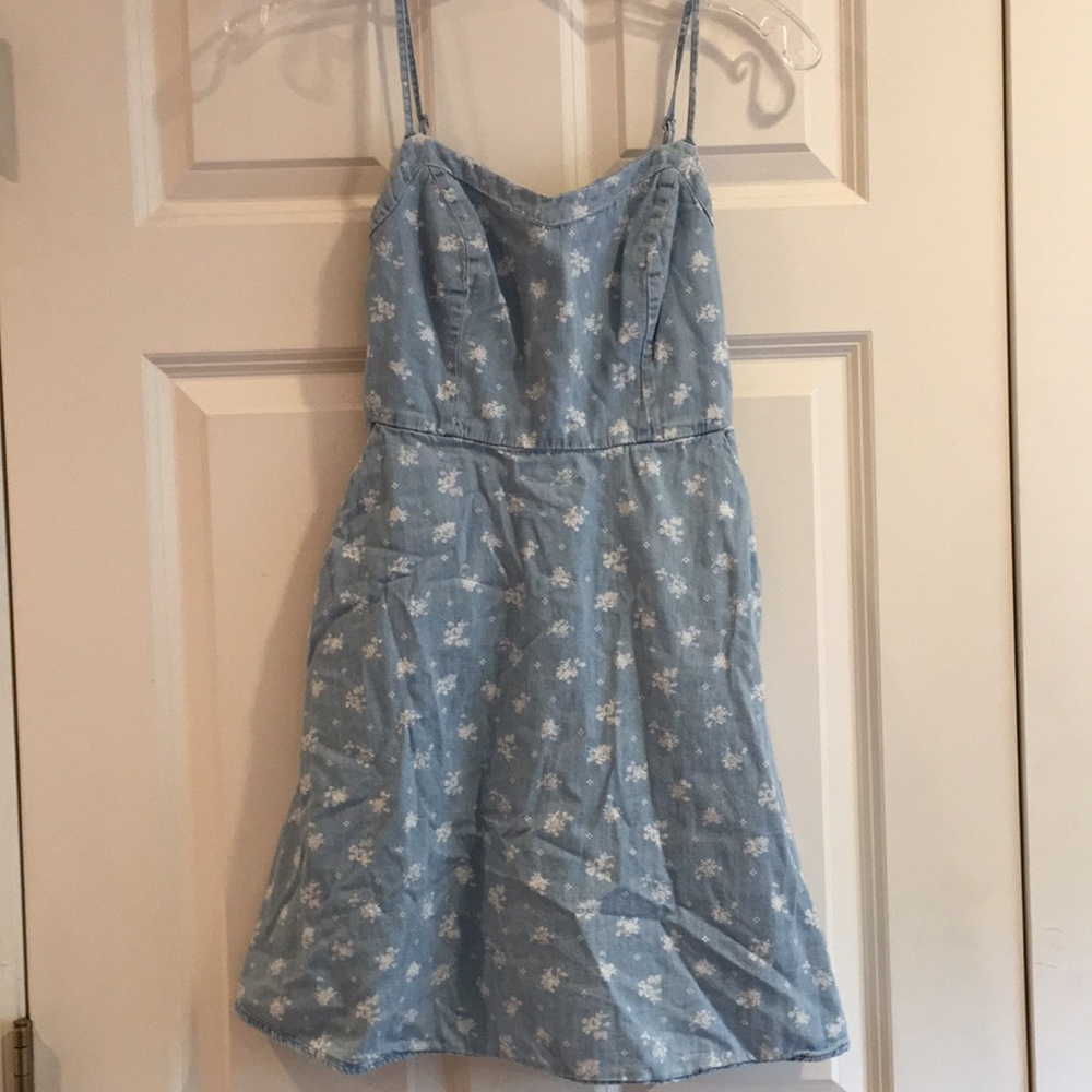 Blue and White Sundress — Small